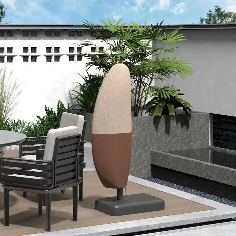 Toile de parasol déporté Direct Wicker résistant aux intempéries