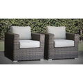 Paire de fauteuils Whitmer Club avec coussins