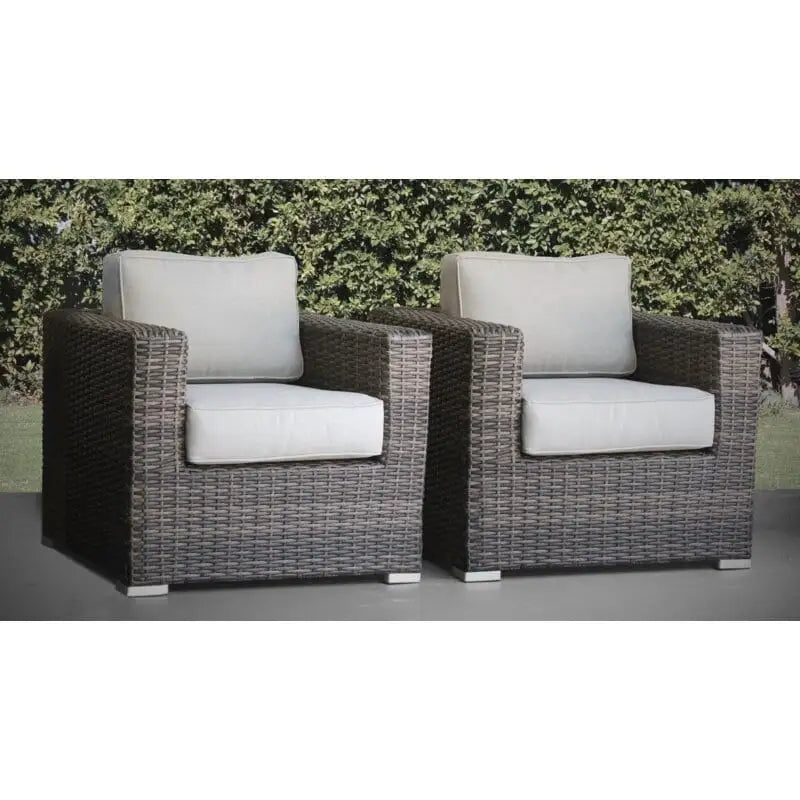 Paire de fauteuils Whitmer Club avec coussins