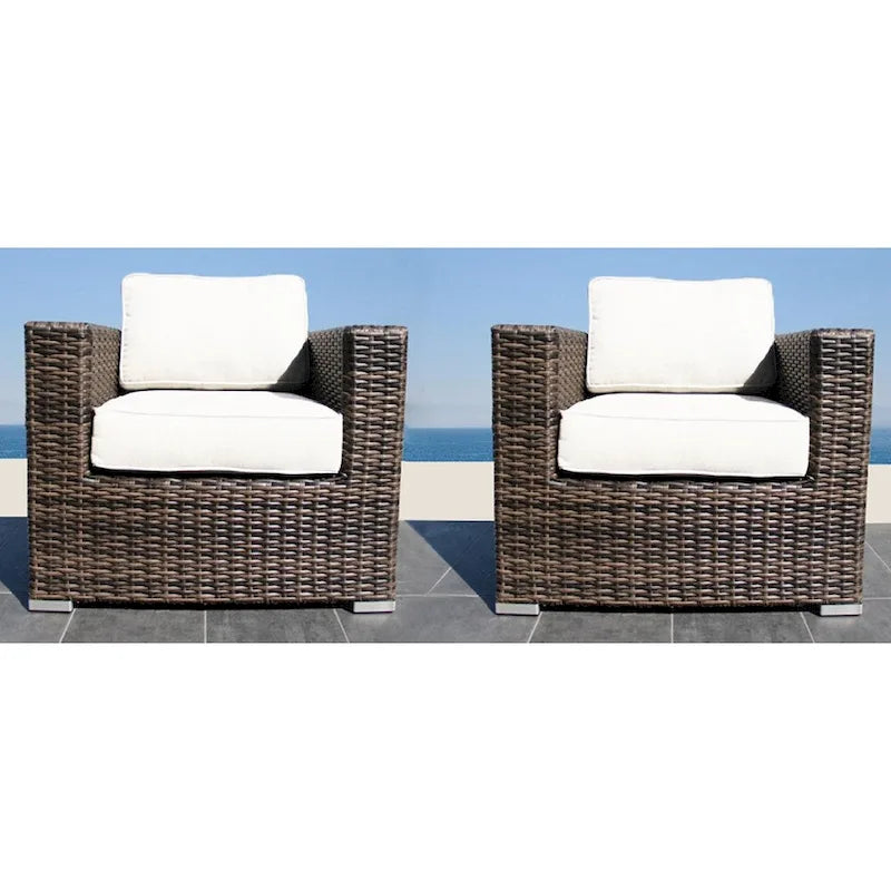 Paire de fauteuils Whitmer Club avec coussins