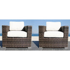 Paire de fauteuils Whitmer Club avec coussins