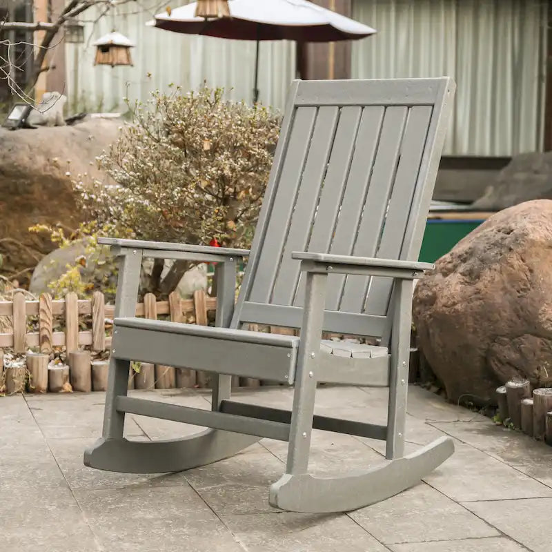 Fauteuil à bascule Adirondack Island Retreat Ez-Care Tek-Wood