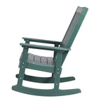 Fauteuil à bascule Adirondack Island Retreat Ez-Care Tek-Wood