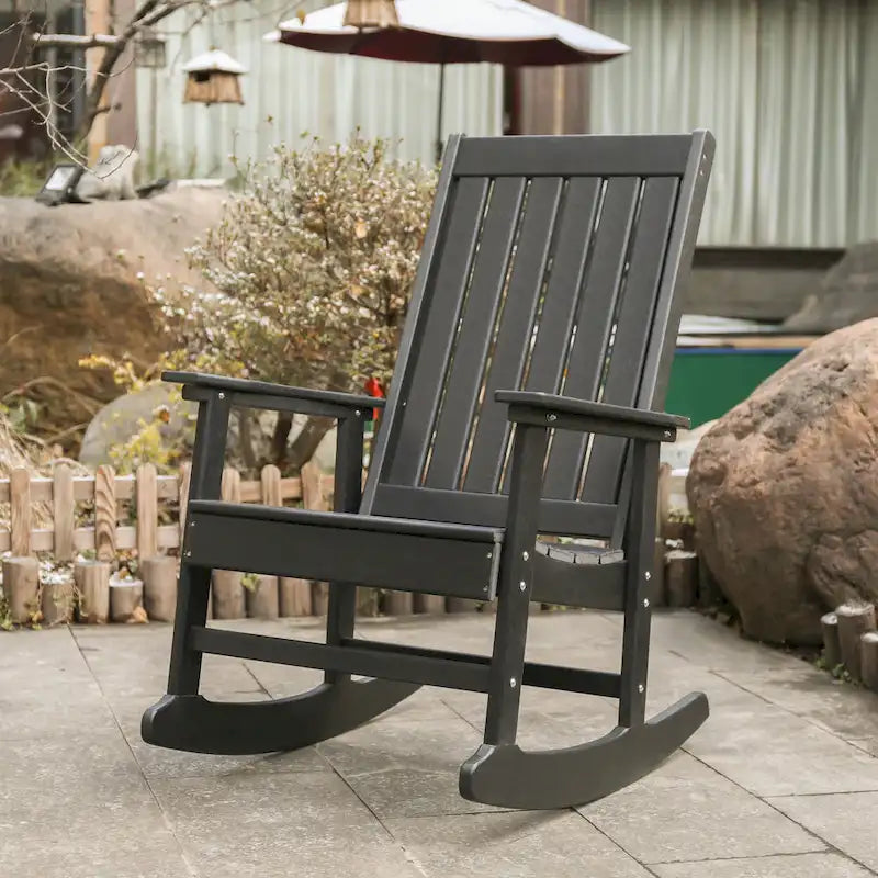 Fauteuil à bascule Adirondack Island Retreat Ez-Care Tek-Wood