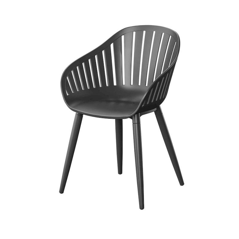 Ensemble de salle à manger d'extérieur Amazonia Petherson en aluminium et résine
