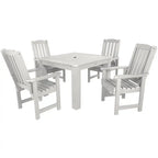 Ensemble de salle à manger d'extérieur Lehigh 5 pièces - Table 42 x 42, hauteur de salle à manger