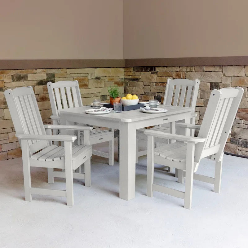Ensemble de salle à manger d'extérieur Lehigh 5 pièces - Table 42 x 42, hauteur de salle à manger