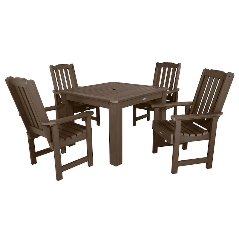 Ensemble de salle à manger d'extérieur Lehigh 5 pièces - Table 42 x 42, hauteur de salle à manger