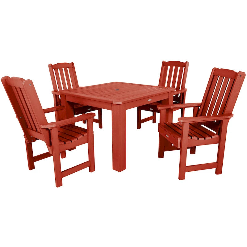 Ensemble de salle à manger d'extérieur Lehigh 5 pièces - Table 42 x 42, hauteur de salle à manger