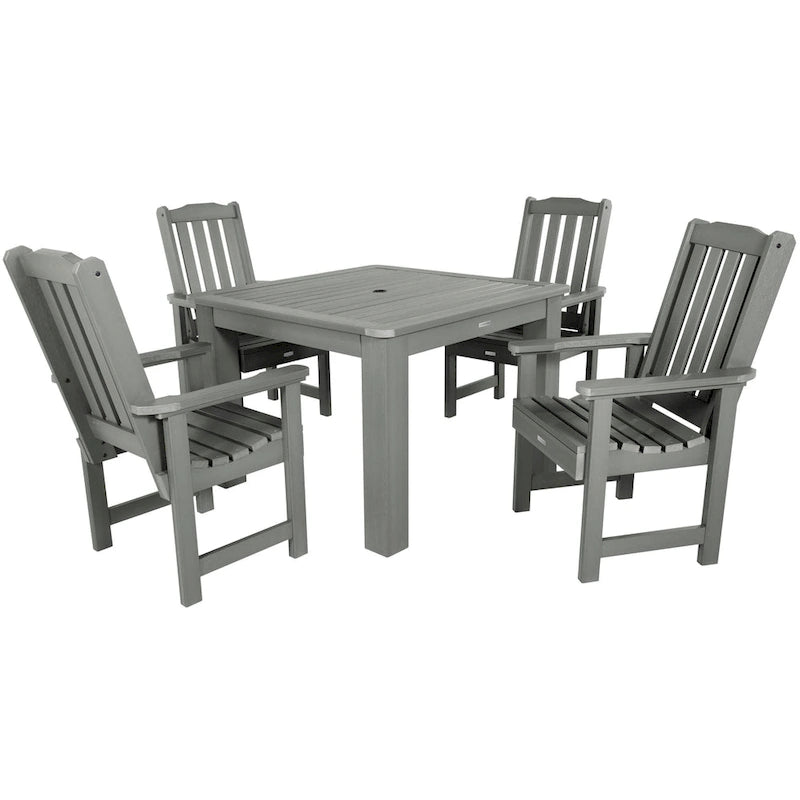 Ensemble de salle à manger d'extérieur Lehigh 5 pièces - Table 42 x 42, hauteur de salle à manger