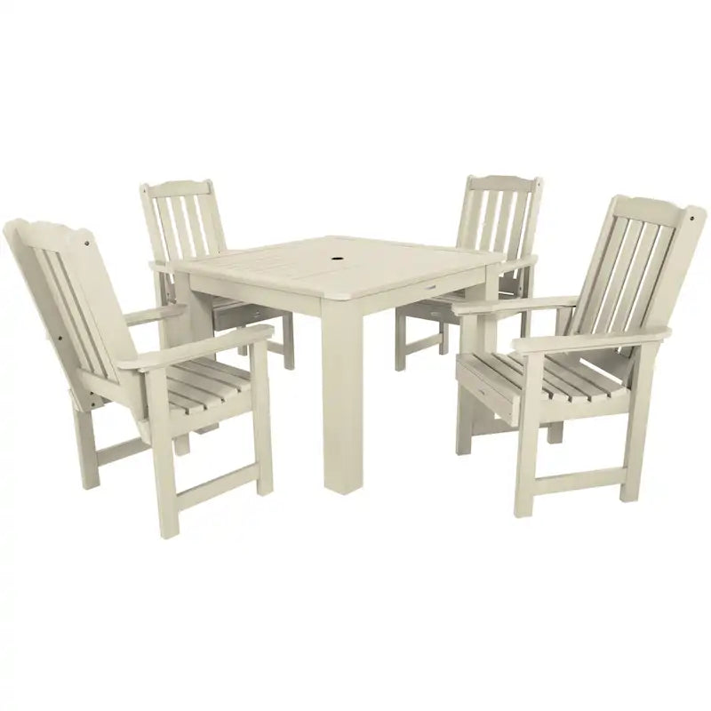 Ensemble de salle à manger d'extérieur Lehigh 5 pièces - Table 42 x 42, hauteur de salle à manger