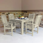 Ensemble de salle à manger d'extérieur Lehigh 5 pièces - Table 42 x 42, hauteur de salle à manger