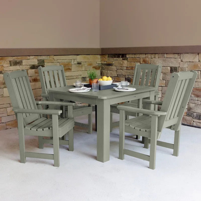 Ensemble de salle à manger d'extérieur Lehigh 5 pièces - Table 42 x 42, hauteur de salle à manger