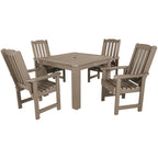 Ensemble de salle à manger d'extérieur Lehigh 5 pièces - Table 42 x 42, hauteur de salle à manger