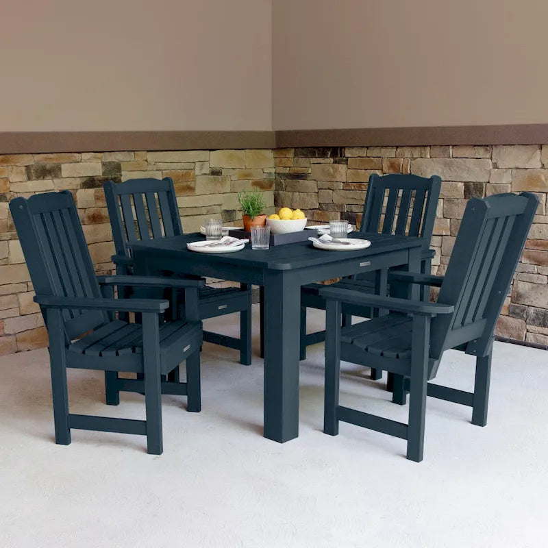 Ensemble de salle à manger d'extérieur Lehigh 5 pièces - Table 42 x 42, hauteur de salle à manger