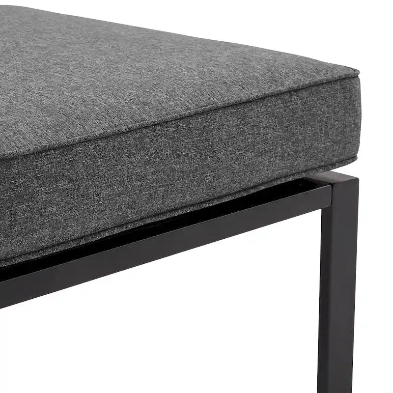 Fauteuil central d'angle en métal Crosley Clark Outdoor