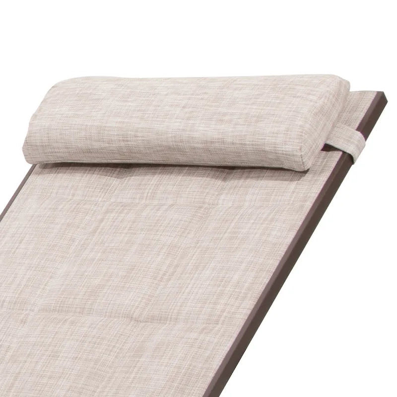 Chaise longue matelassée réglable Pellabant 2 pièces - Non disponible