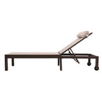 Chaise longue matelassée réglable Pellabant 2 pièces - Non disponible