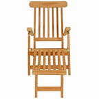 Chaise longue d'extérieur Seven Seas Teak Siesta Key