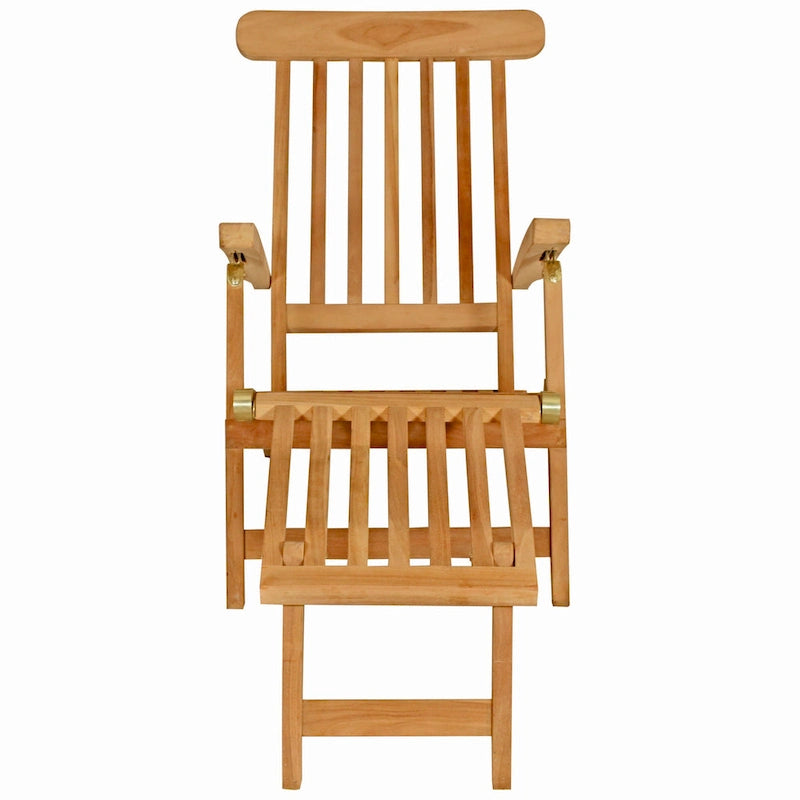 Chaise longue d'extérieur Seven Seas Teak Siesta Key