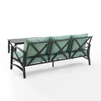 Ensemble de canapés d'extérieur 2 pièces Crosley Kaplan - 79 cm (L) x 65 cm (P) x 32 cm (H)