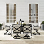 Ensemble de salle à manger d'extérieur Crosley Kaplan 7 pièces - 122 cm (L) x 99 cm (P) x 37 cm (H)