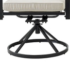 Ensemble de salle à manger d'extérieur Crosley Kaplan 7 pièces - 122 cm (L) x 99 cm (P) x 37 cm (H)