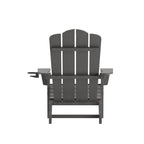Ensemble de 4 chaises Adirondack tout temps avec porte-gobelets