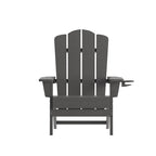 Ensemble de 4 chaises Adirondack tout temps avec porte-gobelets
