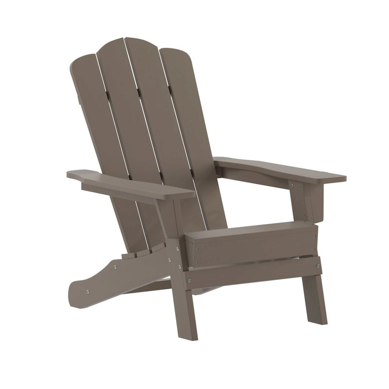 Ensemble de 4 chaises Adirondack tout temps avec porte-gobelets