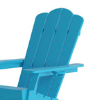 Ensemble de 4 chaises Adirondack tout temps avec porte-gobelets