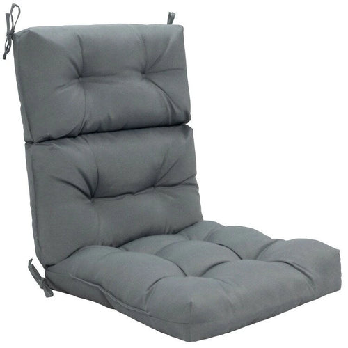Coussin d'assise capitonné pour chaise de patio d'extérieur 22 x 44 - 44 (L) x 22 (l) x 5 (H)