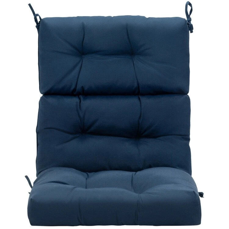 Coussin d'assise capitonné pour chaise de patio d'extérieur 22 x 44 - 44 (L) x 22 (l) x 5 (H)