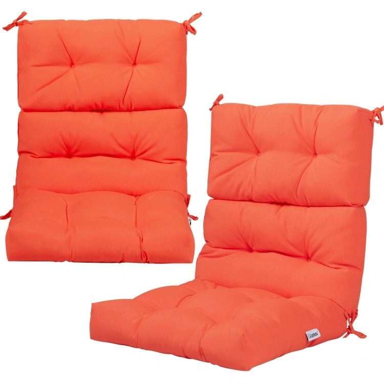 Coussin d'assise capitonné pour chaise de patio d'extérieur 22 x 44 - 44 (L) x 22 (l) x 5 (H)