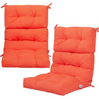 Coussin d'assise capitonné pour chaise de patio d'extérieur 22 x 44 - 44 (L) x 22 (l) x 5 (H)