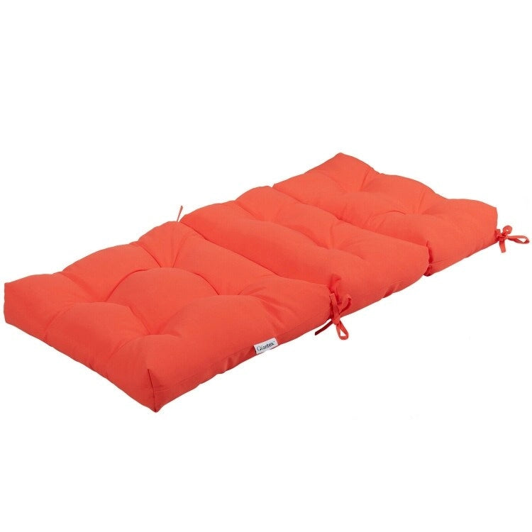 Coussin d'assise capitonné pour chaise de patio d'extérieur 22 x 44 - 44 (L) x 22 (l) x 5 (H)