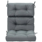 Coussin d'assise capitonné pour chaise de patio d'extérieur 22 x 44 - 44 (L) x 22 (l) x 5 (H)