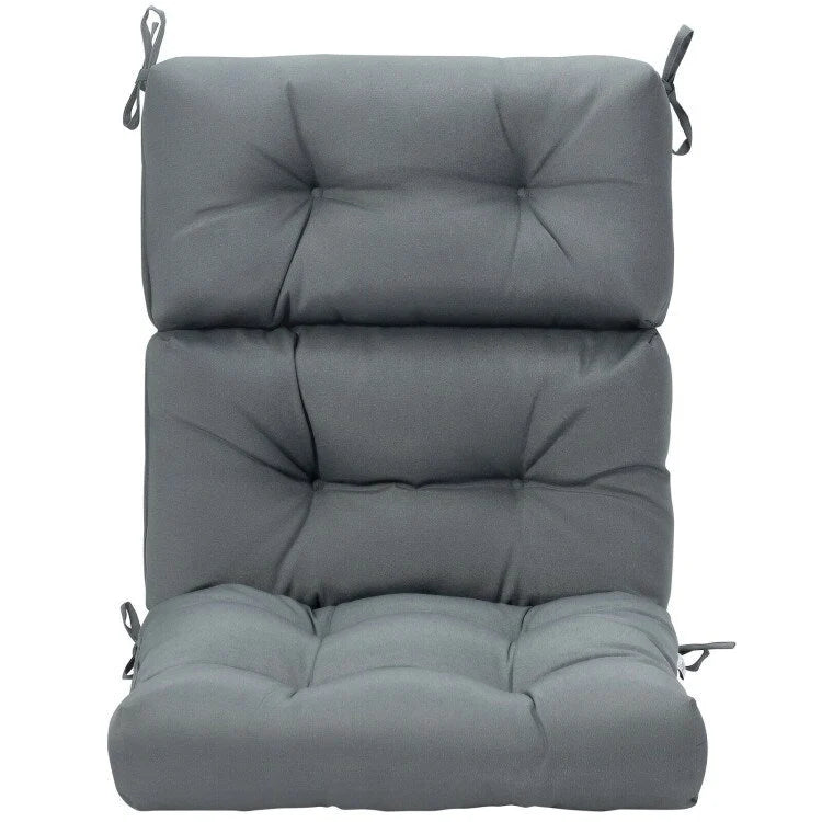 Coussin d'assise capitonné pour chaise de patio d'extérieur 22 x 44 - 44 (L) x 22 (l) x 5 (H)