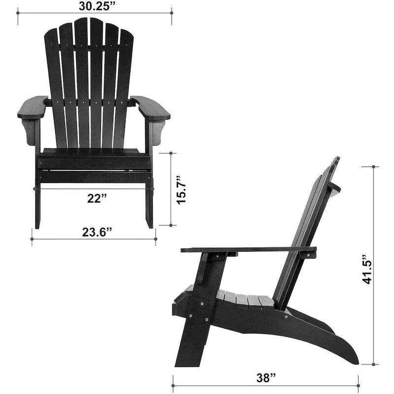 Chaise Adirondack en polystyrène