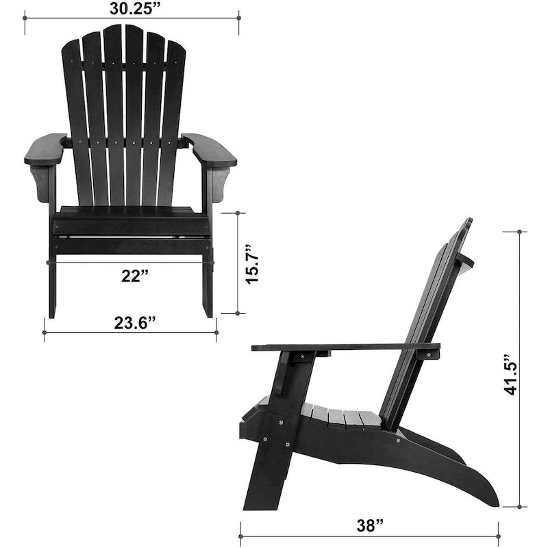 Chaise Adirondack en polystyrène