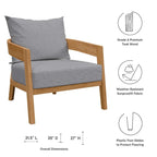 Fauteuil de jardin en teck de Brisbane