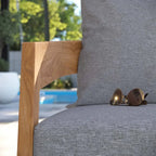 Fauteuil de jardin en teck de Brisbane