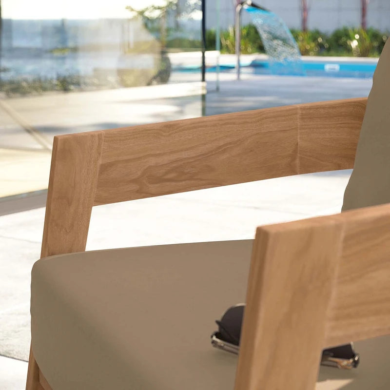 Fauteuil de jardin en teck de Brisbane