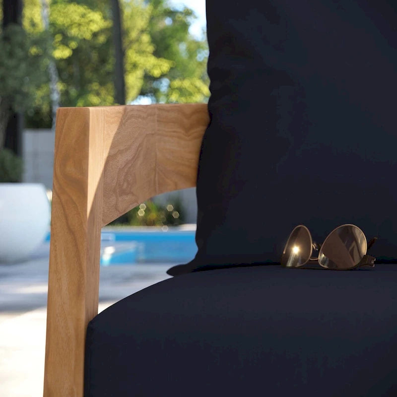 Fauteuil de jardin en teck de Brisbane