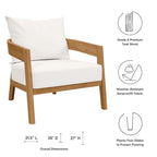 Fauteuil de jardin en teck de Brisbane