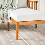 Canapé-méridienne à fuseaux en bois massif Middlebrook