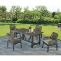 Ensembles de patio en bois de qualité supérieure avec trou pour parasol