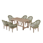 Ensembles de patio en bois de qualité supérieure avec trou pour parasol