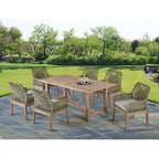 Ensembles de patio en bois de qualité supérieure avec trou pour parasol
