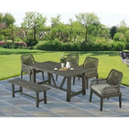 Ensembles de patio en bois de qualité supérieure avec trou pour parasol